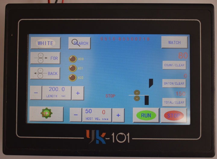 YK-101觸摸屏控制系統(tǒng)英文版