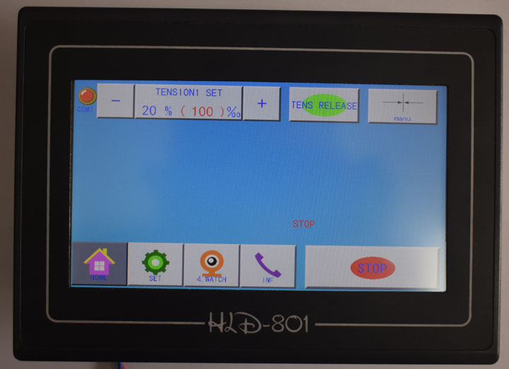 HLD-801觸摸屏控制系統(tǒng)英文版