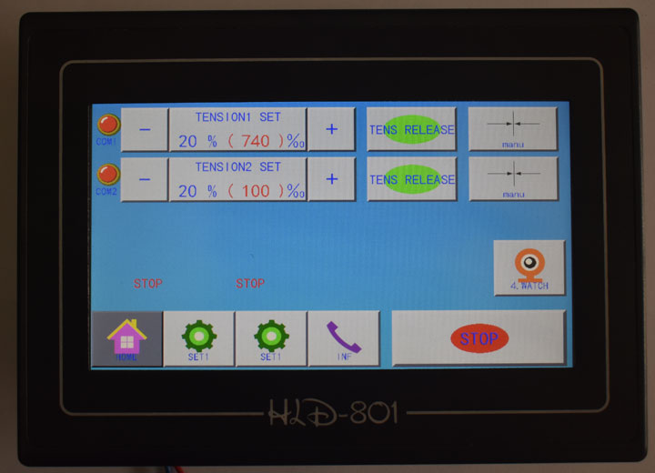 HLD-801觸摸屏控制系統(tǒng)英文版